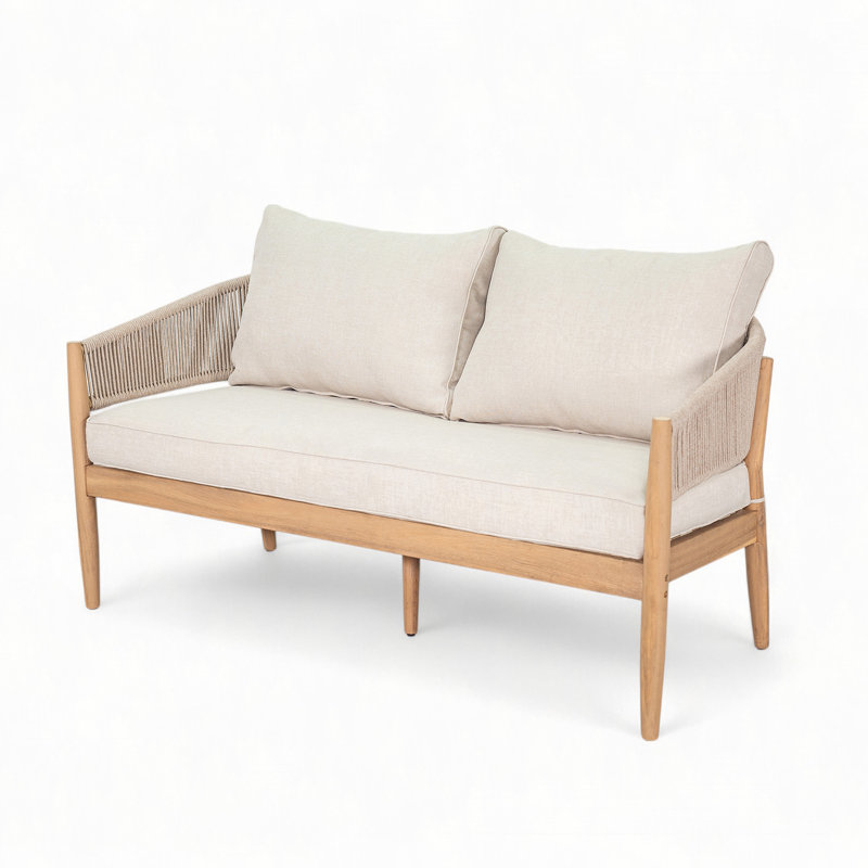 Causeuse d'extérieur en bois d'acacia Verona