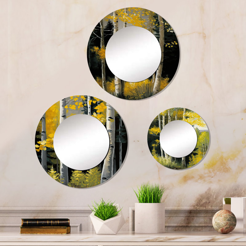 Ensemble de 3 miroirs en aluminium Cattaraugus