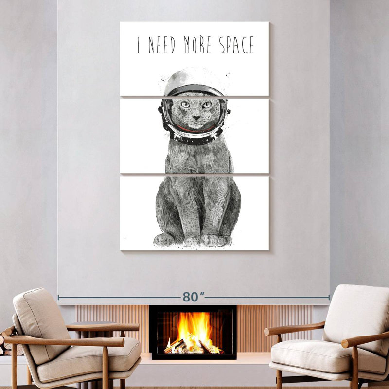 Ketti I Need More Space, 74" H x 48" W