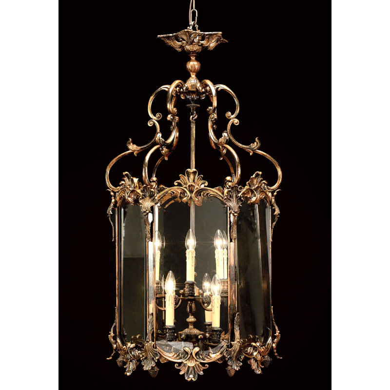 9 - Light Lantern Geometric Chandelier