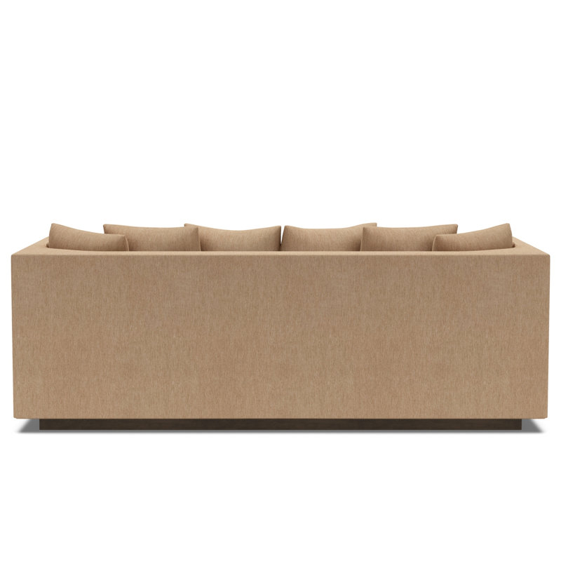 Claudette Bench Seat Sofa, 2713-16, Charcoal