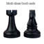 Serre-livres décoratifs pour livres d'échecs, supports de bouts de livres lourds noirs, décor de livres uniques pour bibliothèque de bureau à domicile, L 7 po (l) x 4 (l) x 7 (H), 1 paire / 2 pièces