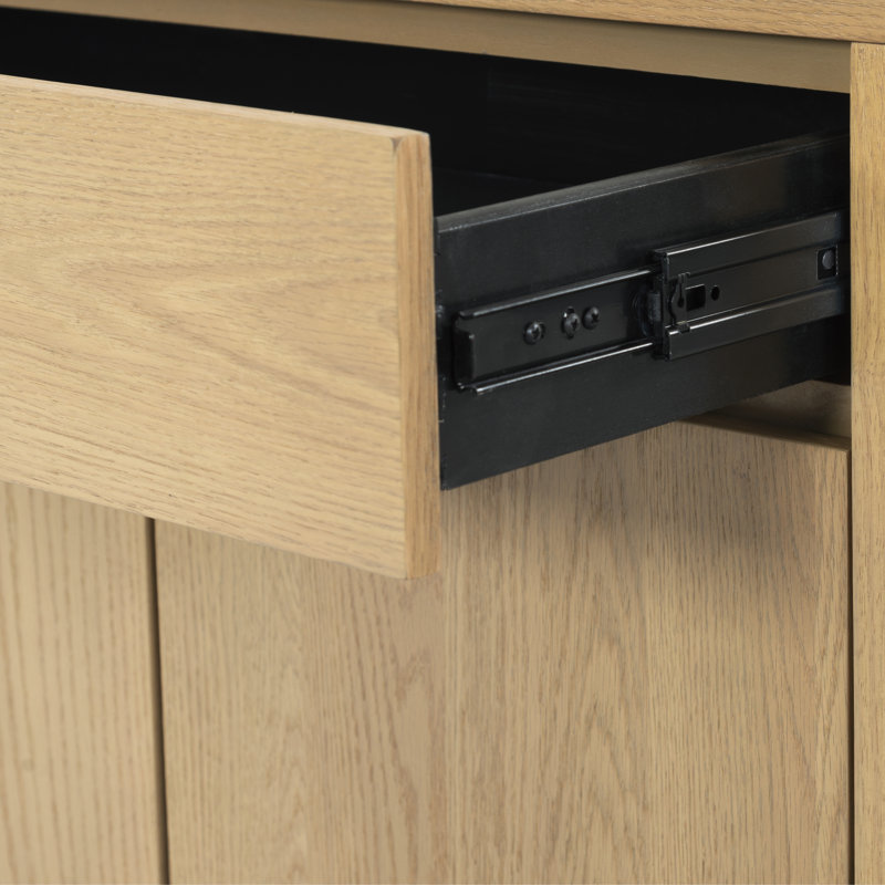 Gabrietta Media Console TV Stand, Natural