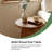 19" Small Solid Wood End Table with Trapezoid Base, Round Living Room Side Table-1766024627
