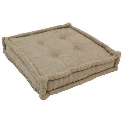 Buttons Microsuede Reversible Throw Pillow