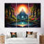 Tarsem - Ensemble de salon mural art abstrait paysage-108316656-108316658