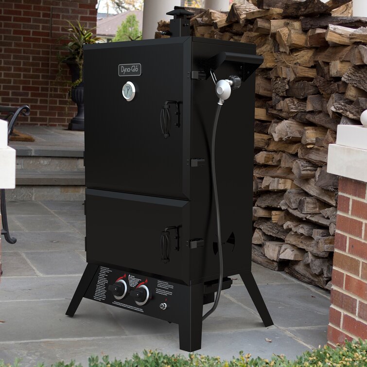 Outdoor Gas Smoker, 30 inch Vertical Propane Smoker, LP Gas Smoker