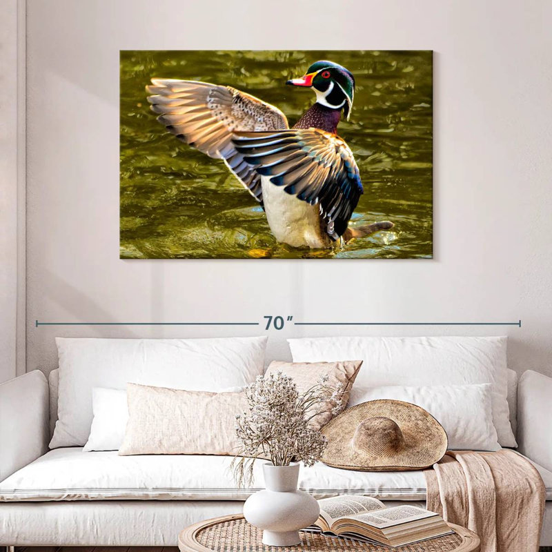 Brampt Duck Flapping Wings, 30" H x 45" W