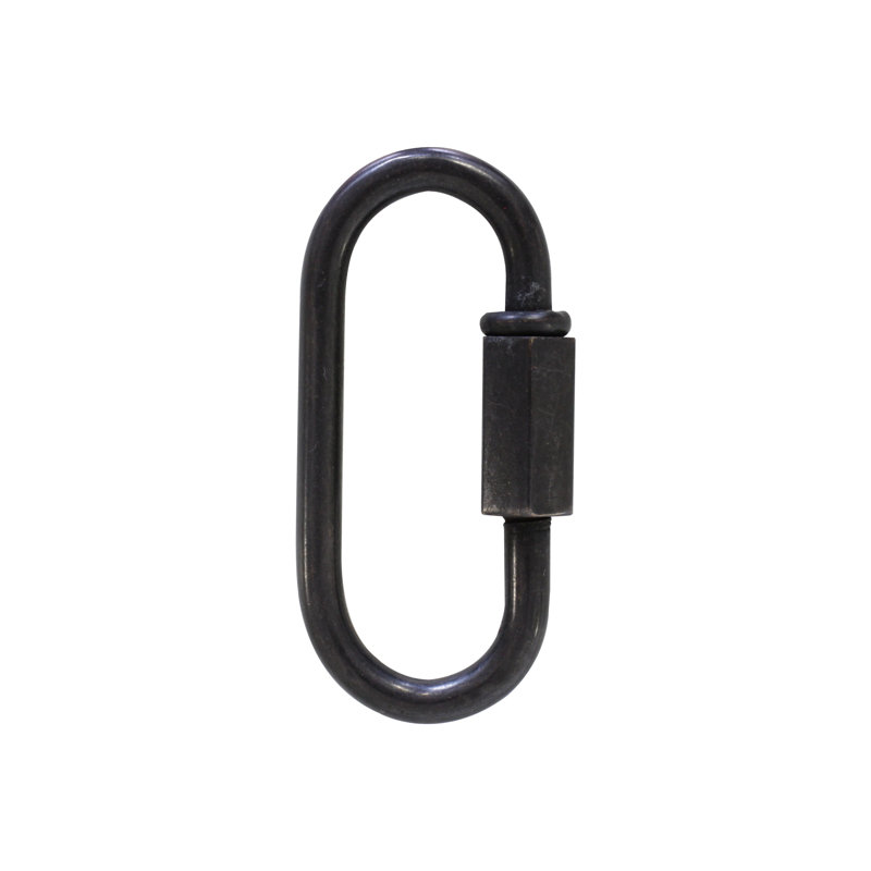 Chaîne à maillons rapides, Noir bronzé à l'huile, H 1,97 po x l 0,79 po x P 0,16 po