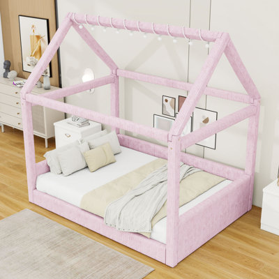 Full Upholstered Daybed with LED Light