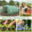Outsunny 11.5' X 10' X 7' Walk-In Greenhouse, Tunnel Green House With Zippered Mesh Door And 6 Mesh Windows, Gardening Plant Hot House With Galvanized Steel Frame, Green