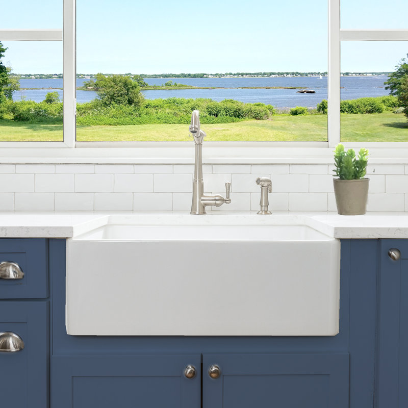 Cape 27'' L Single Basin Kitchen Sink