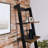 5-tier Leaning Ladder Bookcase With Solid American Gum Shelves