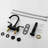 4 Inch 2 Handle Centerset Bathroom Faucet,With Pop Up Drain And 2 Water Supply Lines-118546148