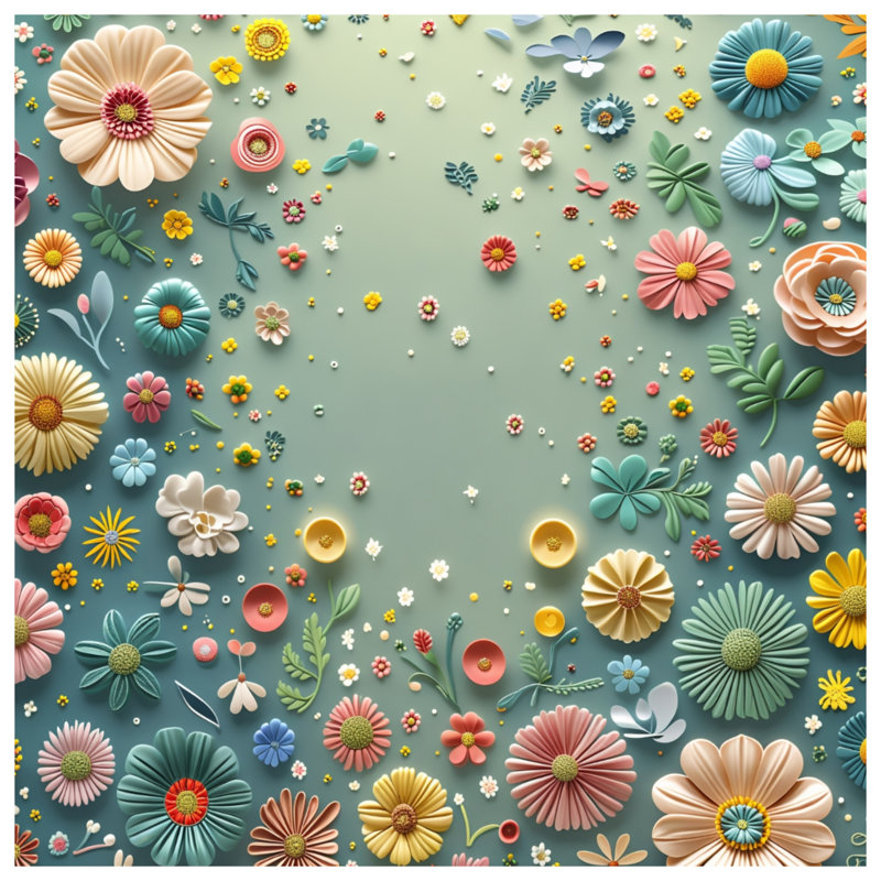 Édredon floral avec literie bohémienne, Lit simple