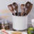Stainless Steel Round Utensil Crock-2092013948-2035762239