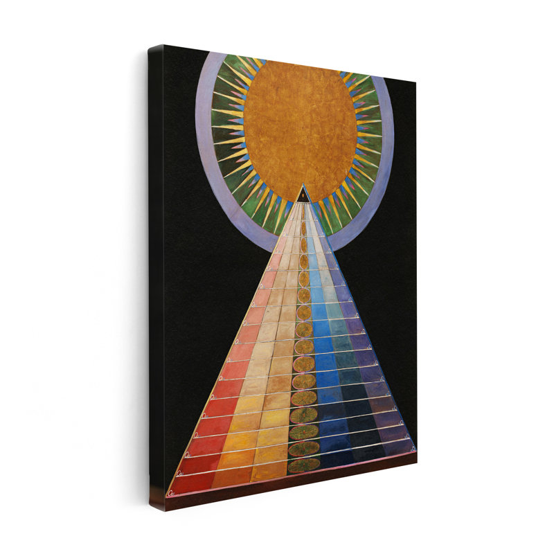 Hilma af Klint - Retable No1, Sans cadre, Canevas, H 24 po x l 32 po