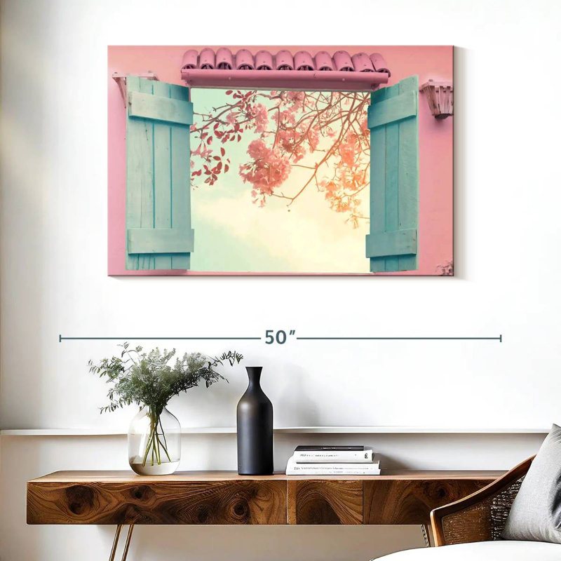 Lilie Sakura Window View, 26" H x 39" W