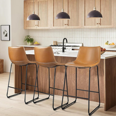 Barstools(Set of 3) by 17 Stories