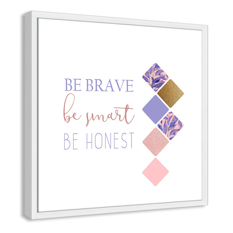 Be Strong 2, 23.5" H x 23.5" W x 1.19" D, Champagne Box Framed