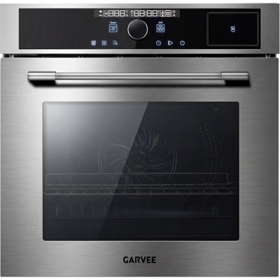 24" Built-In Single Wall Oven, 2.5 cu ft, 2000W, 5 Functions, Dual Controls, Low-E Glass, ETL Silver