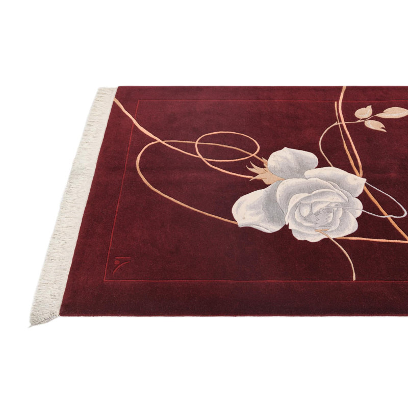 Tapis bordeaux Murry