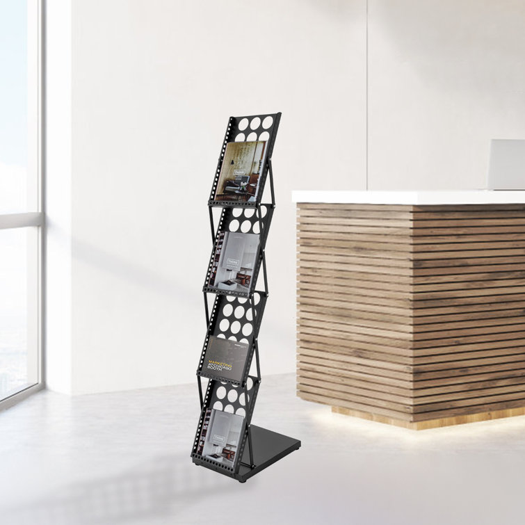 Bledi Metal Free Standing Magazine Rack Latitude Run