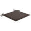  Ensemble de 2 chaises de patio en teck, bois de teck taupe, polyester-42411271-42411269