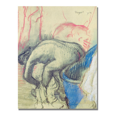 «After Bath, 1903» par Edgar Degas, reproduction sur toile
