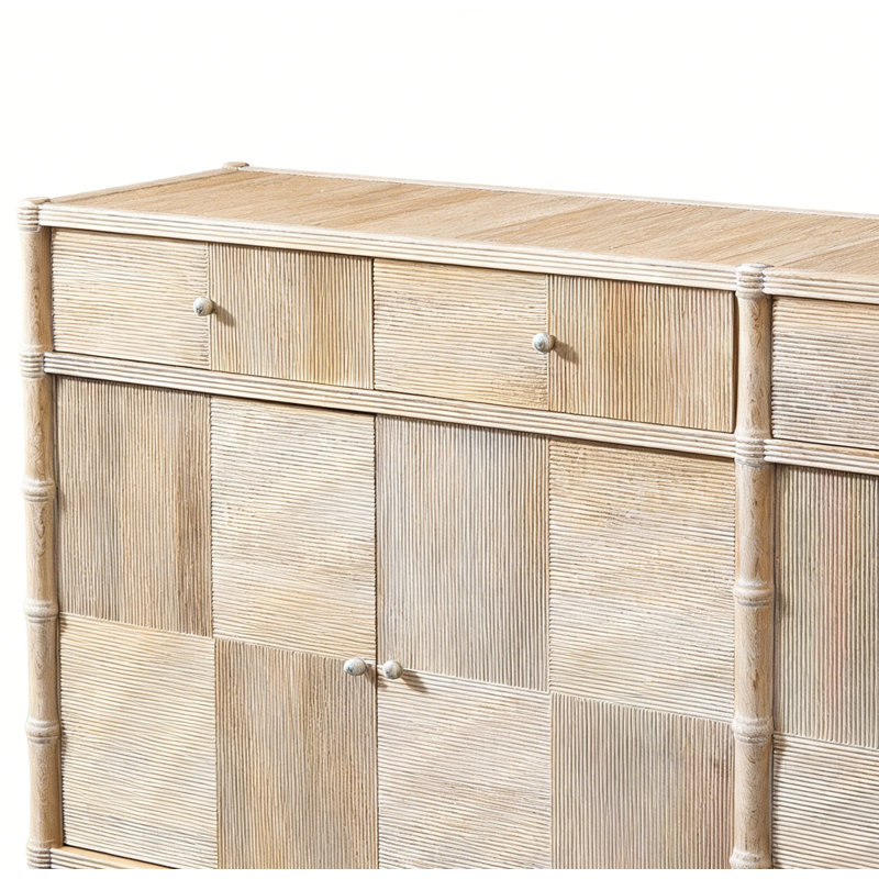 Margrit French-style vintage carved chest of drawers