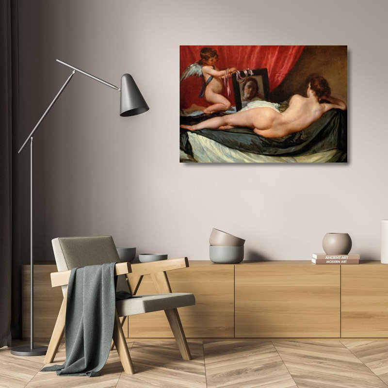 La toilette de Vénus («The Rokeby Venus»), H 17 po x l 24 po