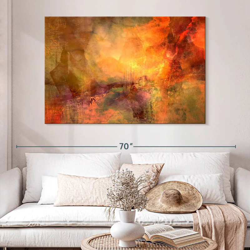 Avery Golden Sun, 34" H x 51" W