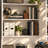 86.6'' H Bookcase with Desk, Open Shelves, 4 Storage Cabinets and 6 Drawers