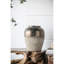 Vase rond en céramique brun Sienna