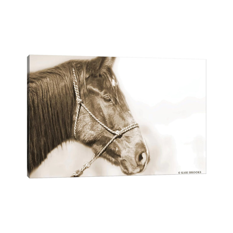 Sepia Thunder 1 Piece Wrapped Canvas Wall Art, 101.6 cm H x 66.04 cm W