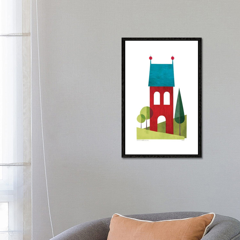 House II by TomasDesign - Floater Frame Gallery-Wrapped Canvas Giclée on Canvas, Black, 66.04 cm H x 45.72 cm W