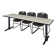 Cain T-Base Training Seminar Table & 3 Zeng Stack Chairs