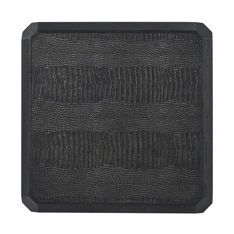 Spencer St. James Side Table, Dark Onyx
