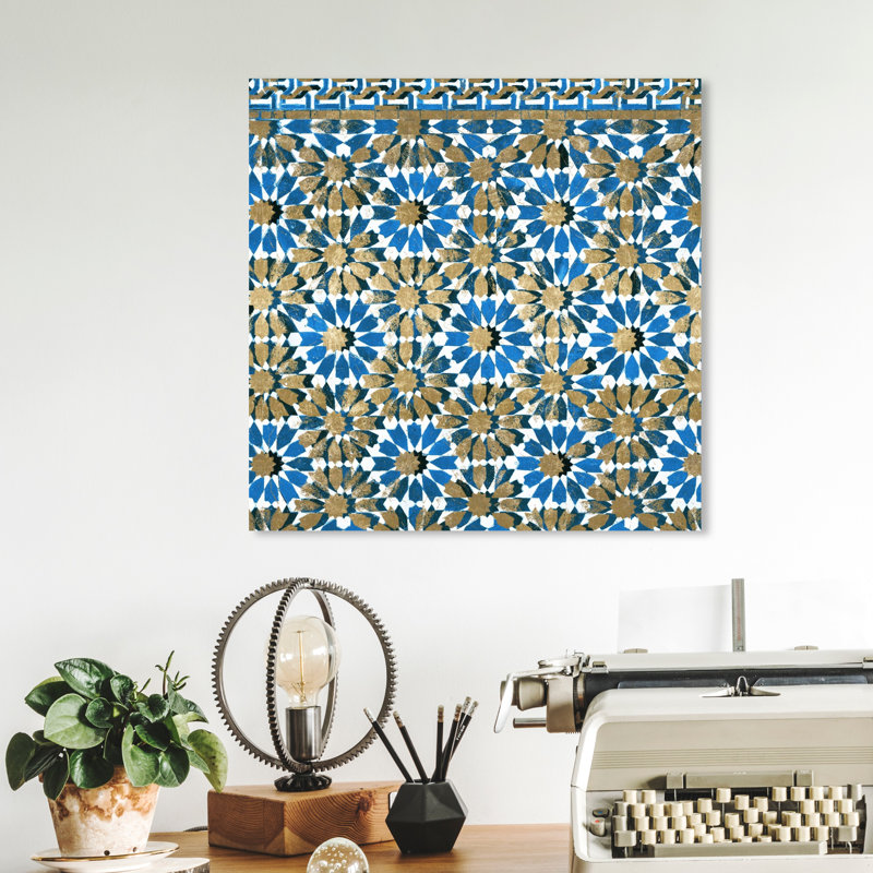 « vacances en grèce », impression sur toile, Toile tendue, H 30 po x l 30 po x P 1,5 po