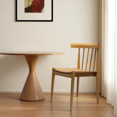 Chaise d'appoint en bois naturel