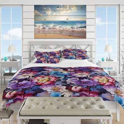 Ensemble de housse de couette Floral Mirage