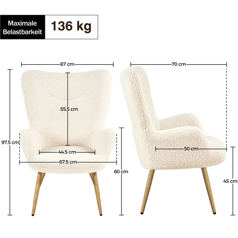 Kirshelle Upholstered Accent Chair
