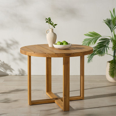 Mayaguana Round Teak Dining Table
