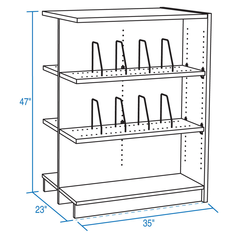 Library Bookcase, Maple