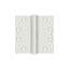 Deltana S45U15 4-1/2" x 4-1/2" Square Hinges, HD in Brushed Nickel Pair-1779879599