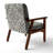 'Inderjeet - Minimalist Graphics II - Upholstered Transitional Accent Arm Chair-1002759841