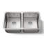 Undertone® 31-1/2" L x 18" W x 7-3/4" Under-Mount Double-Equal Bowl Kitchen Sink