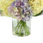 Hydrangea Floral Arrangement in Acrylic Water Vase