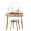 Ensemble coiffeuse et tabouret Alinson-1477559169