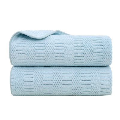 Ensemble de serviettes en microfibre pour salle de bain, 2 pièces 30 po x 60 po